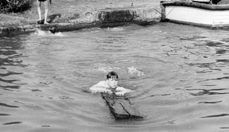 Swimming in the canal 1959